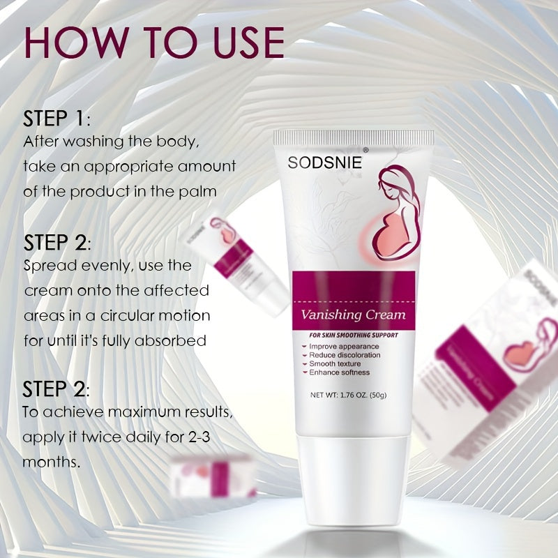 1pc 1.76oz Vitamin E Skin Care Cream, Moisturizer Cream For Body, Soothes Dry Skin, Softens Skin, Deep Nourishing Daily Moisturizer & Glowing Skin !