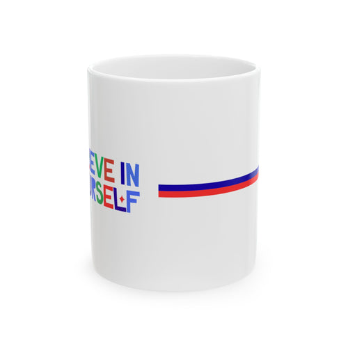 Inspirational Ceramic Mug - "Believe in Yourself" Coffee Cup, Motivational Gift, Office Mug, Positive Affirmation Drinkware, Daily [...]
