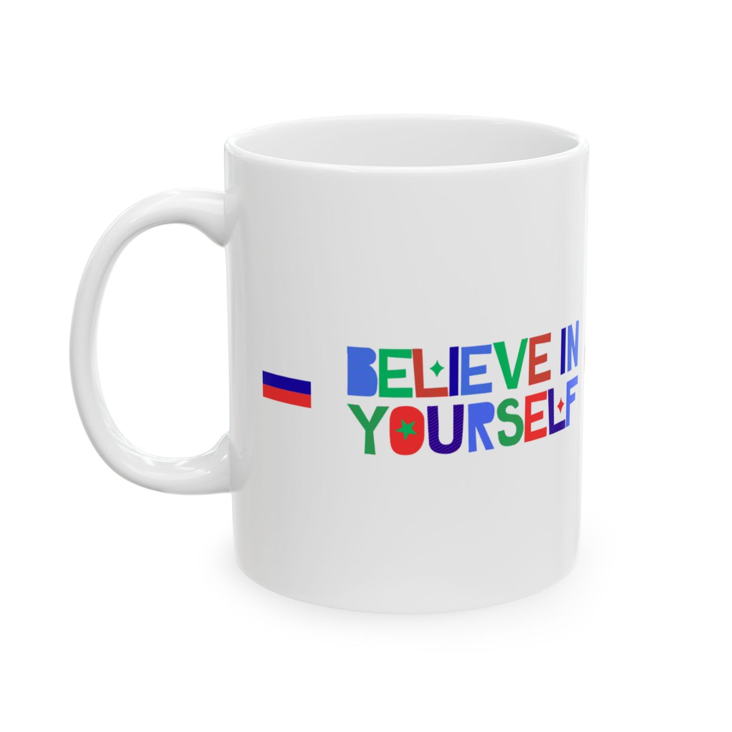 Inspirational Ceramic Mug - "Believe in Yourself" Coffee Cup, Motivational Gift, Office Mug, Positive Affirmation Drinkware, Daily [...]