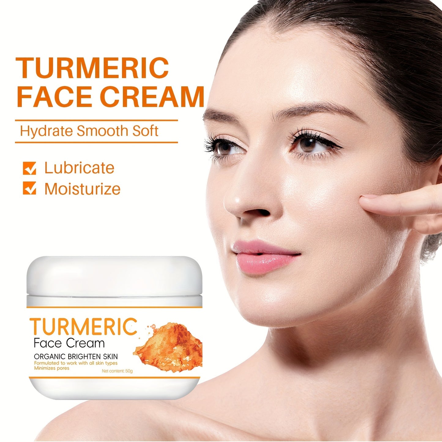 2pcs Turmeric Skin Care Set, Turmeric Cream + Turmeric Soap Set, Cleansing And Rejuvenating Skin