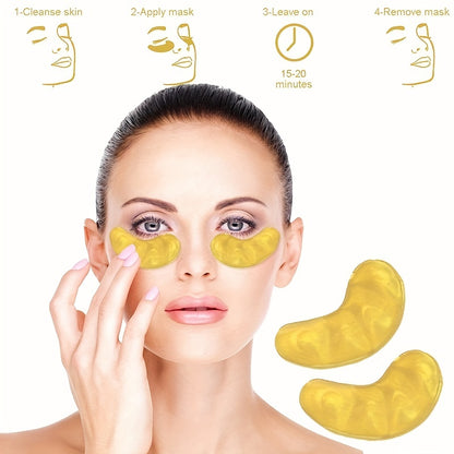 10pcs/5pairs Collagen Infused Crystal Eye Masks - Firming, Lifting, and Hydrating Beauty Patches for All Skin Types - Unscented, Compact, and Easy to Use Skin Care Tools for Women