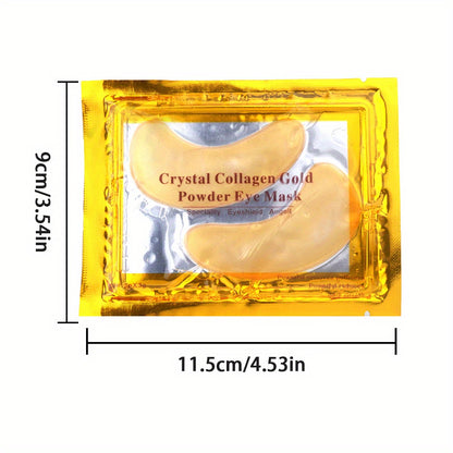 10pcs/5pairs Collagen Infused Crystal Eye Masks - Firming, Lifting, and Hydrating Beauty Patches for All Skin Types - Unscented, Compact, and Easy to Use Skin Care Tools for Women